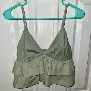 English Factory Mixed Media Cami Top NWT